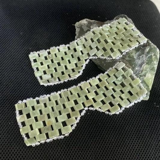 Natural Jade Eye Mask with Handmade Cooling Effect