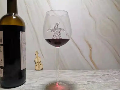 Oceanic Art Wine Glass