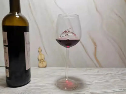 Oceanic Art Wine Glass
