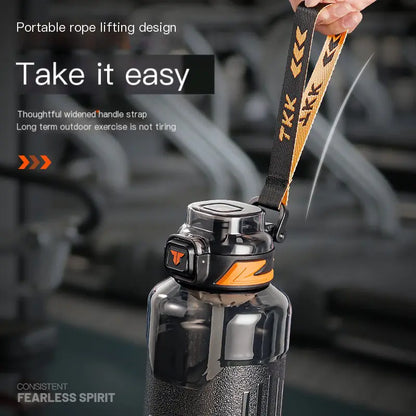 TKK 2000ml Sports Water Bottle for Outdoor Fitness