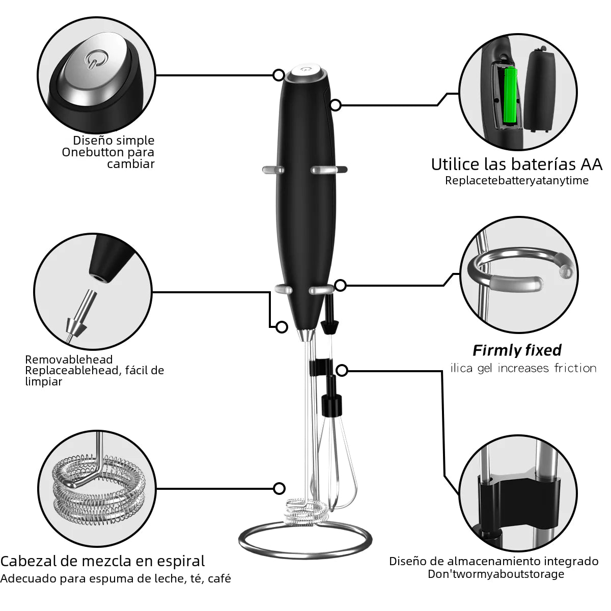 Stainless Steel Kitchen Hand Mixer