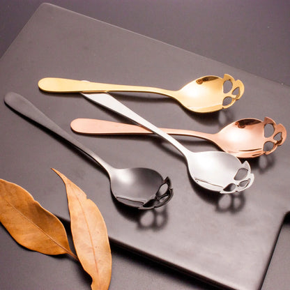 Stainless Steel Skull Spoon Set