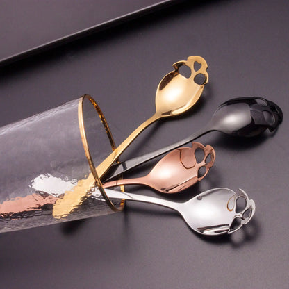 Stainless Steel Skull Spoon Set