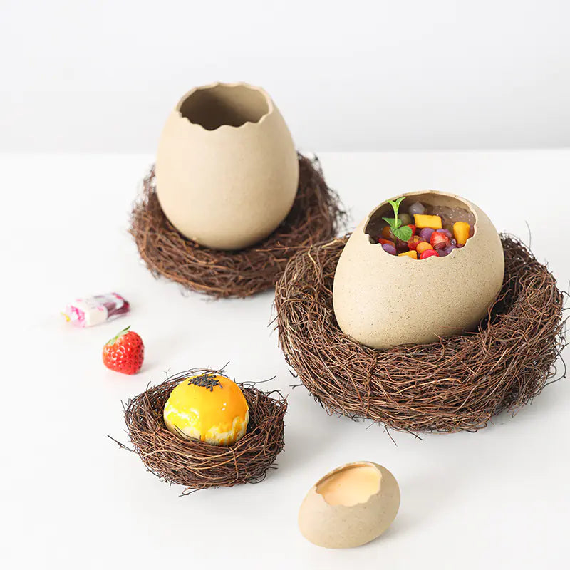 Artistic Eggshell Ceramic Vase