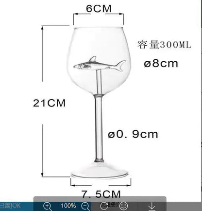 Oceanic Art Wine Glass