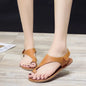 Chic Low Heel Velcro Ankle Sandals Plus Size 43