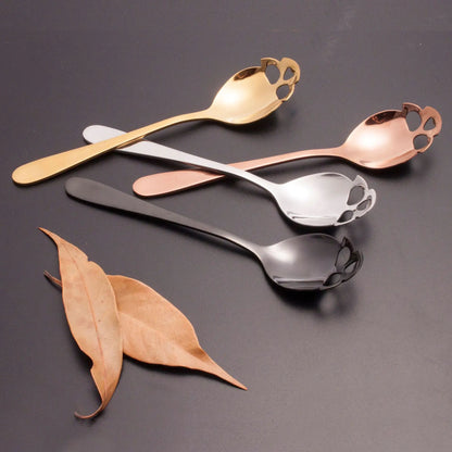 Stainless Steel Skull Spoon Set