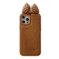 Cute Lattice Bow Silicone Phone Case
